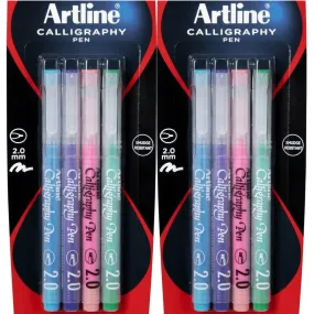 Pastel Artline Calligraphy Pens