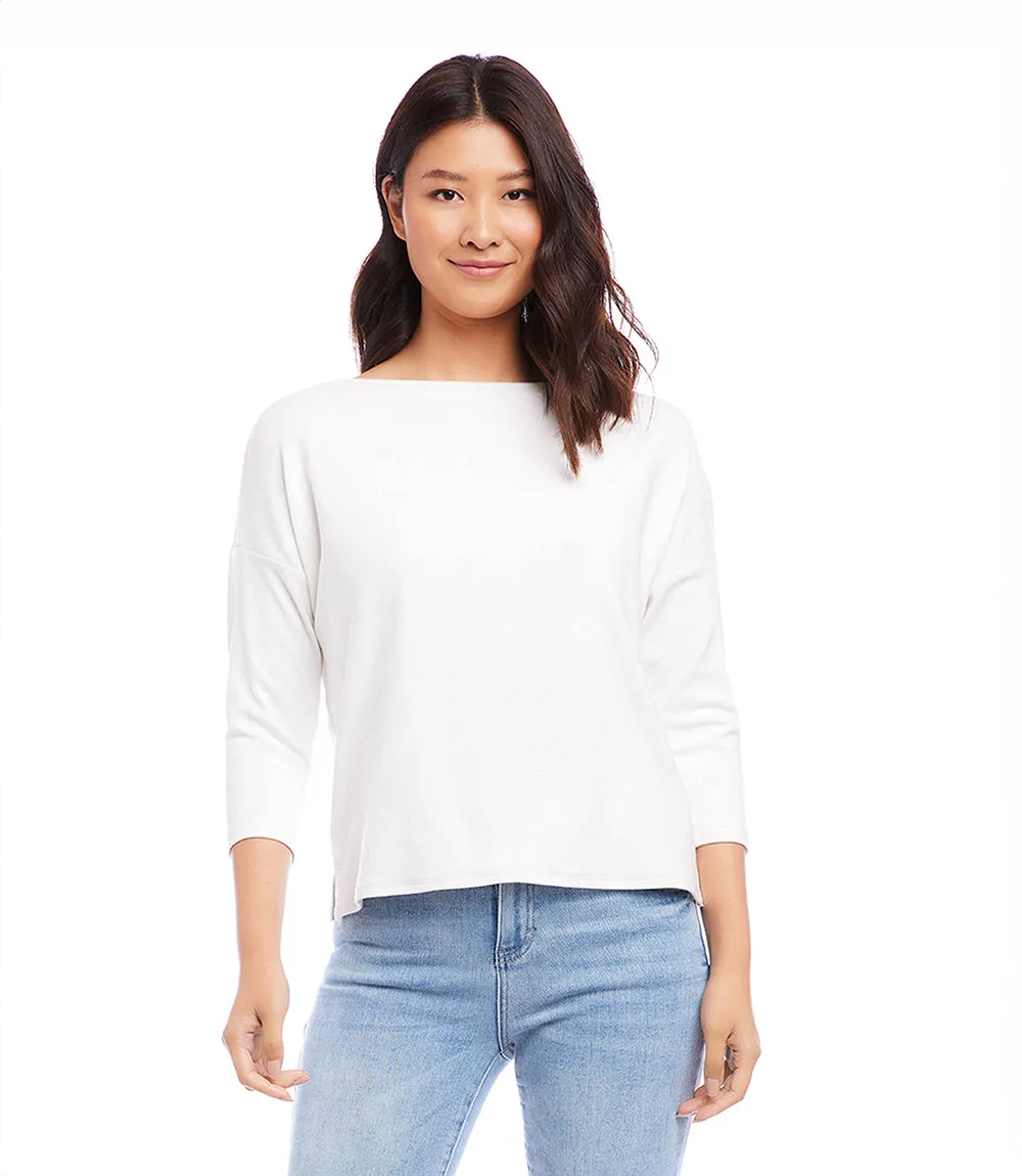 Boatneck Top in Petite Size