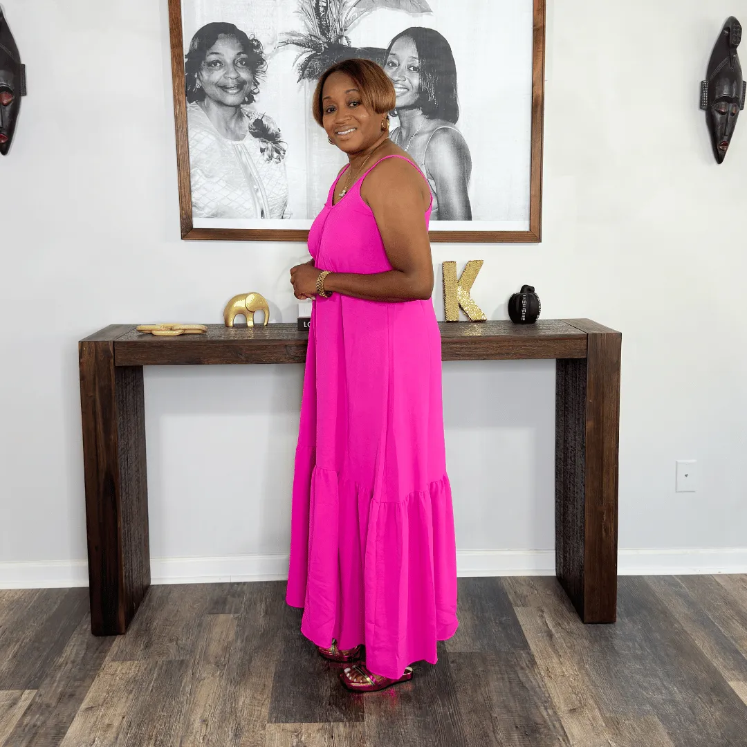 Lauren Maxi Dress Pink