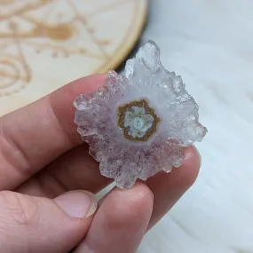 Amethyst Stalactite Slice Specimen