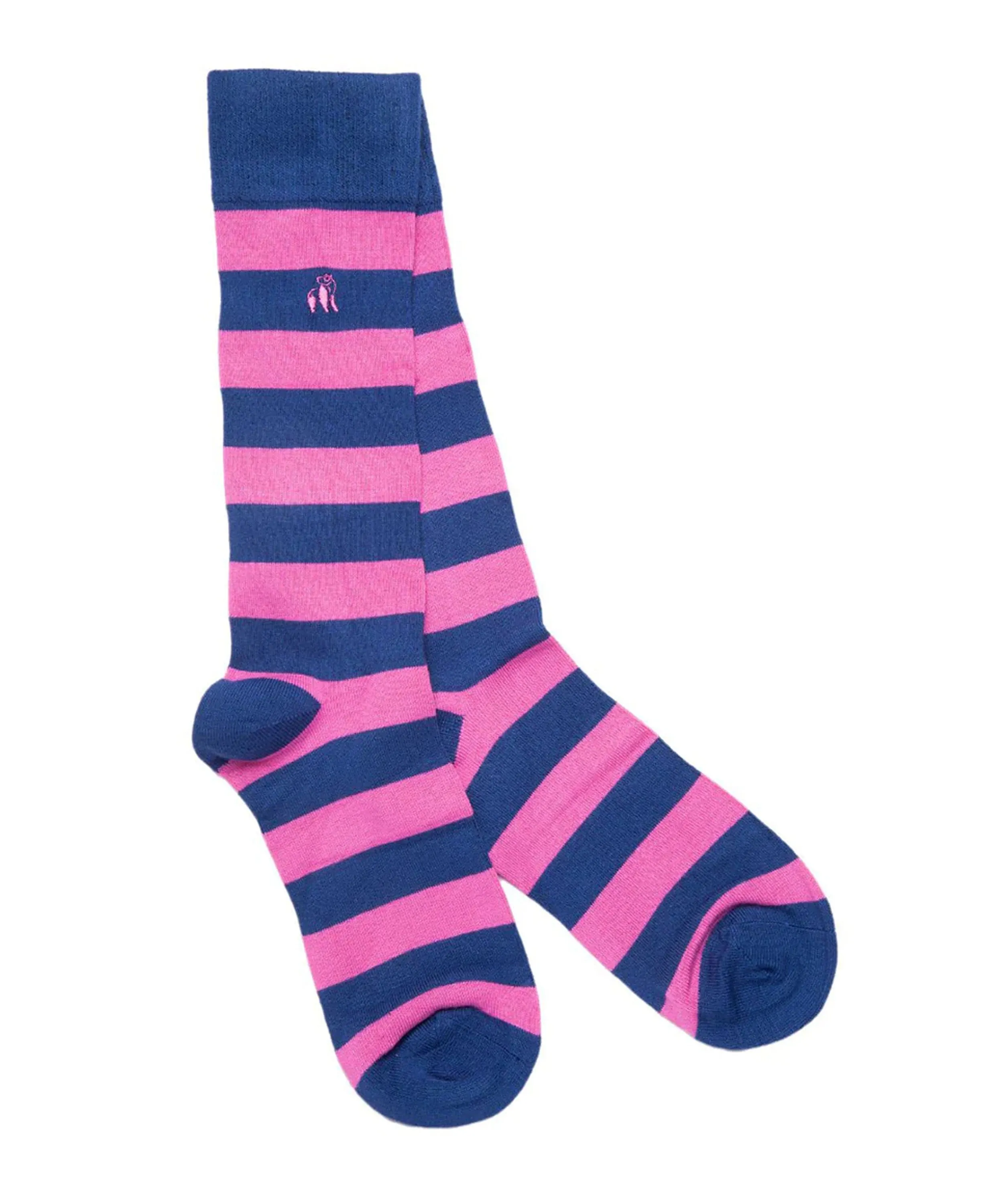 Pink Striped Socks