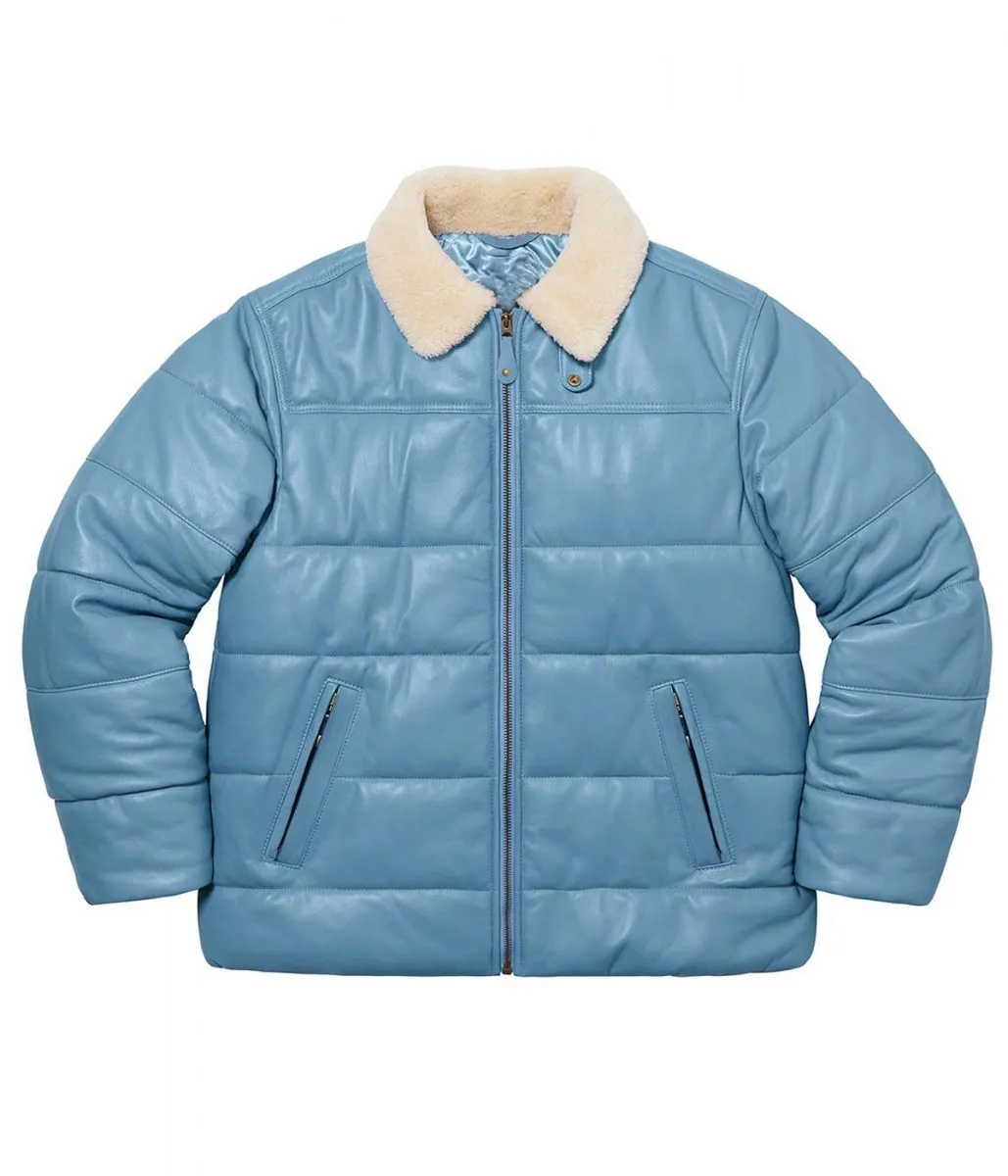 Puffer Fur Collar Jacket