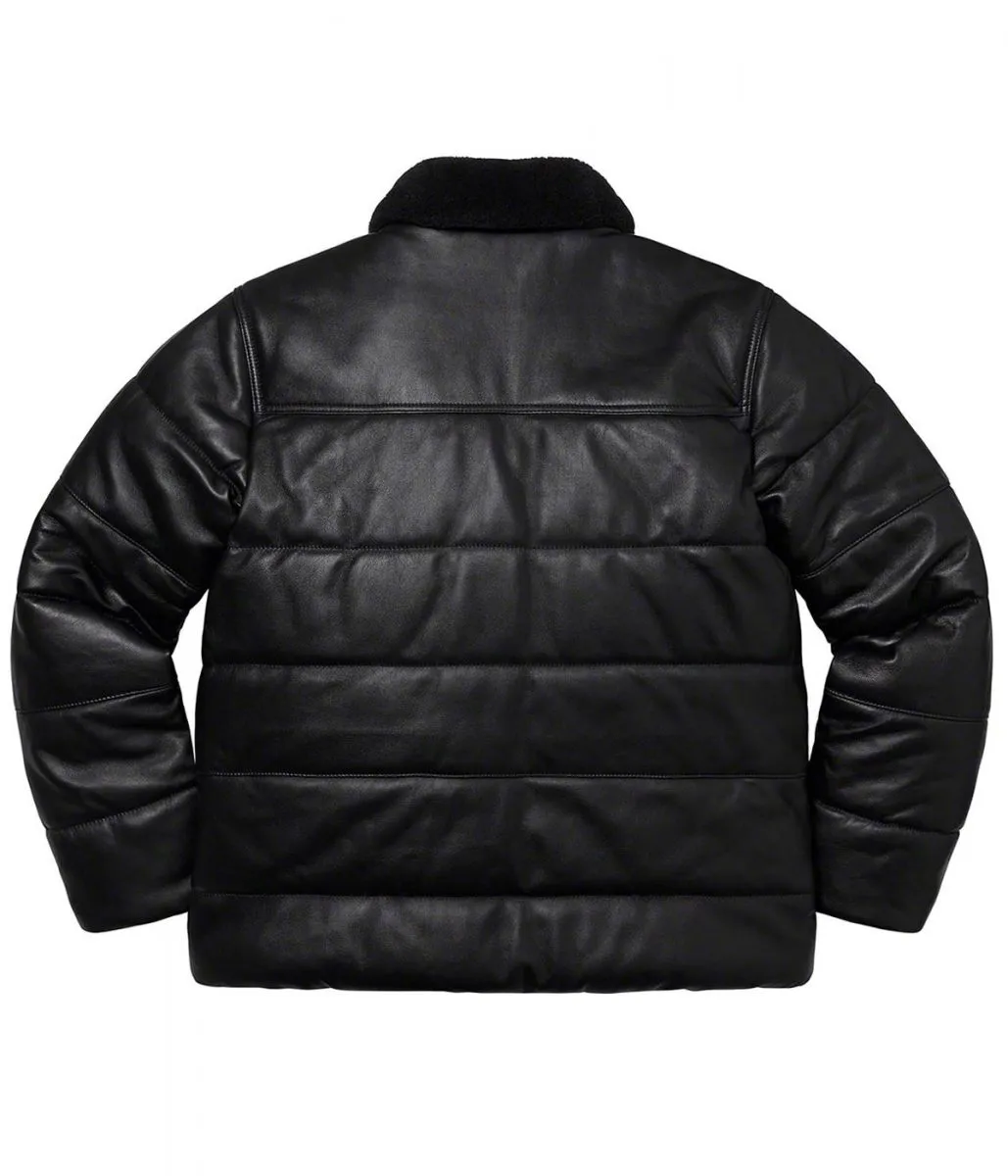 Puffer Fur Collar Jacket