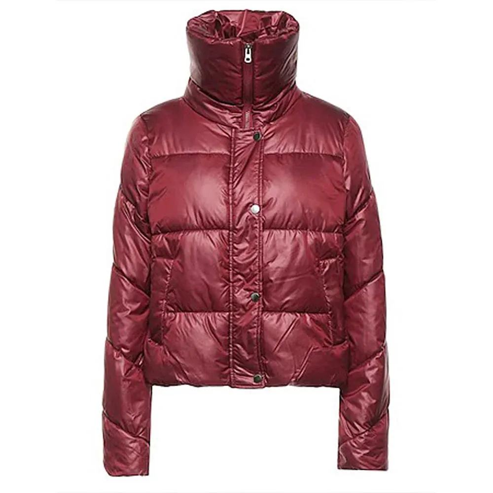 Ridley Alexandra Hannant Burgundy Puffer Jacket