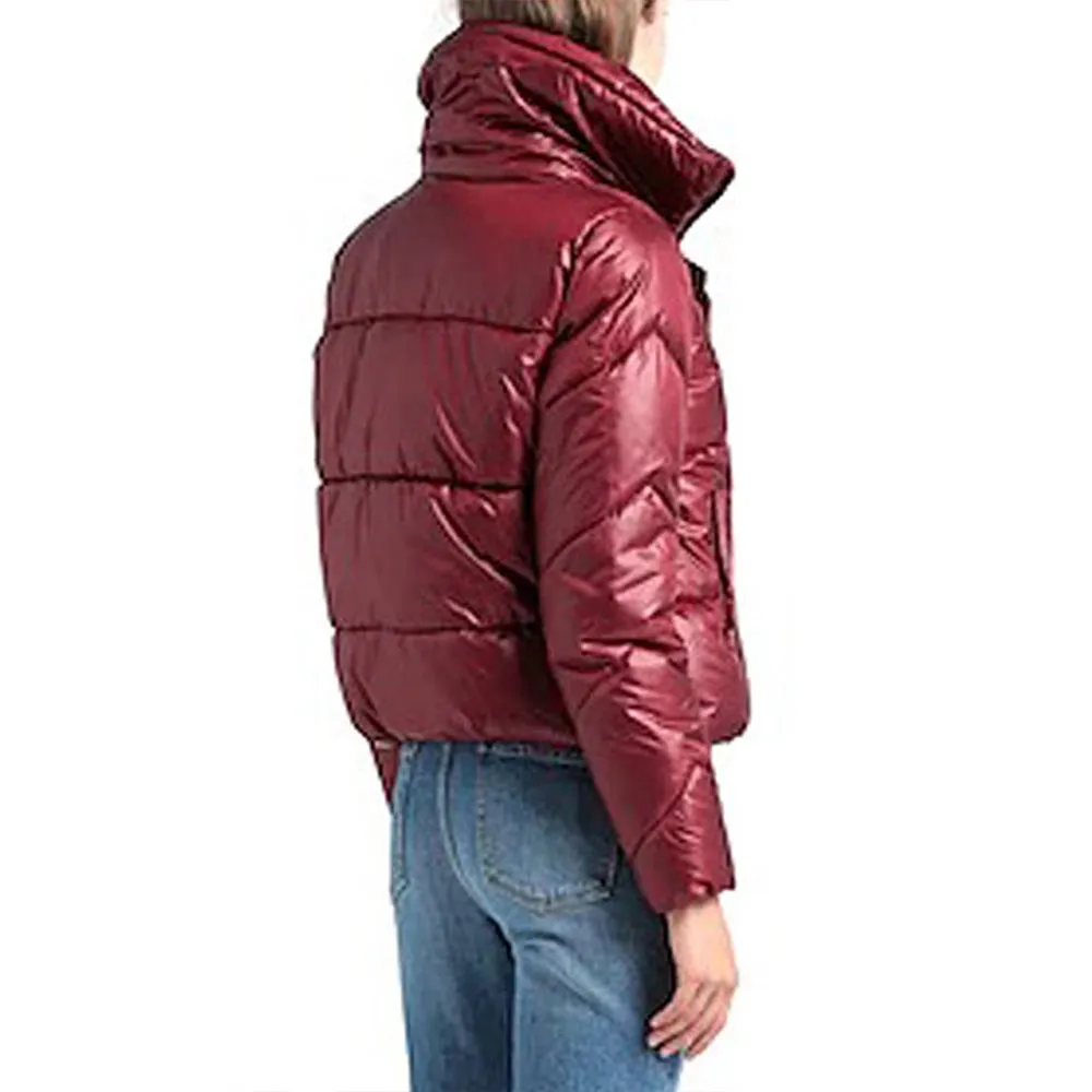 Ridley Alexandra Hannant Burgundy Puffer Jacket