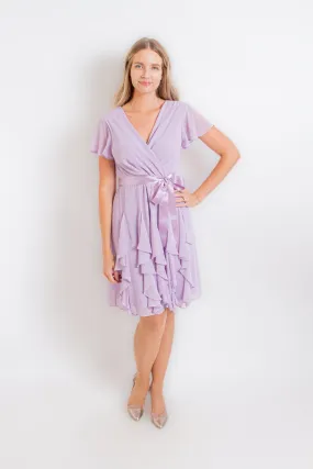 Ruffle Amethyst Dress