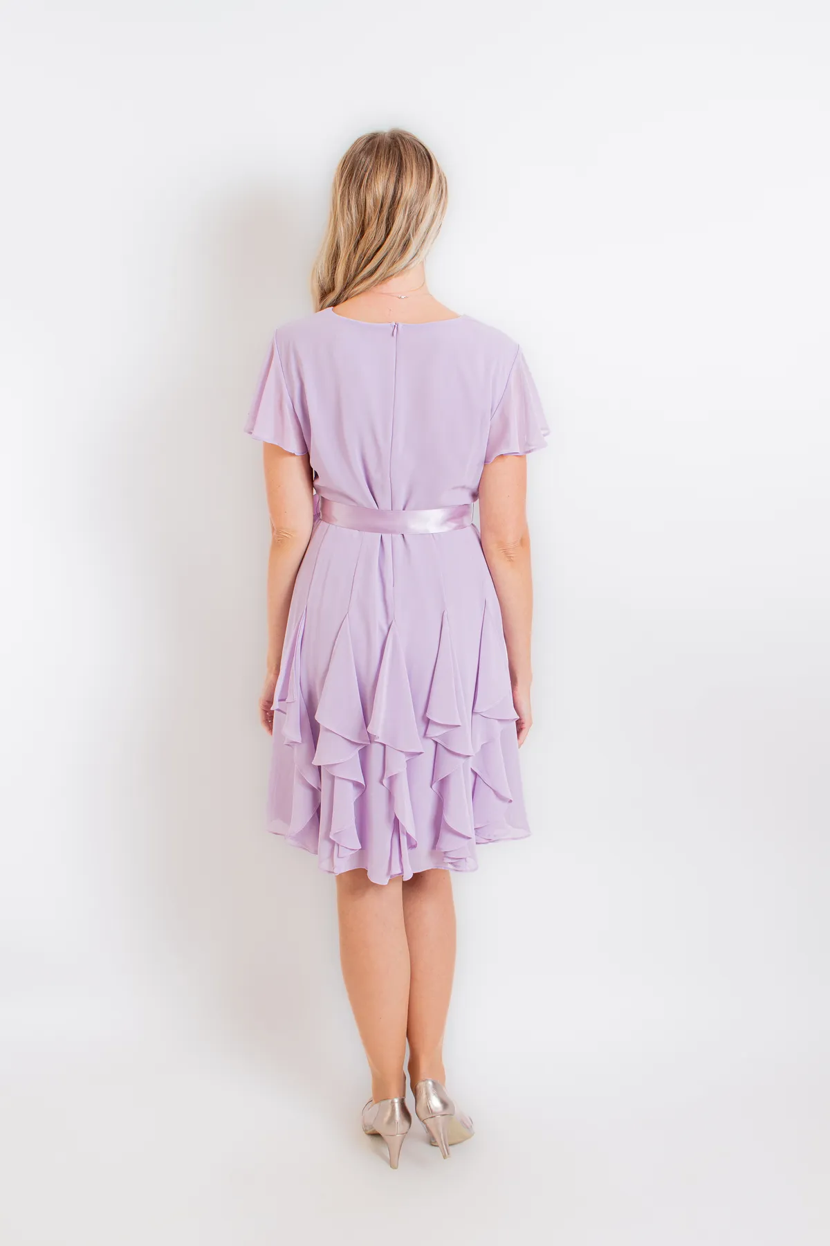 Ruffle Amethyst Dress