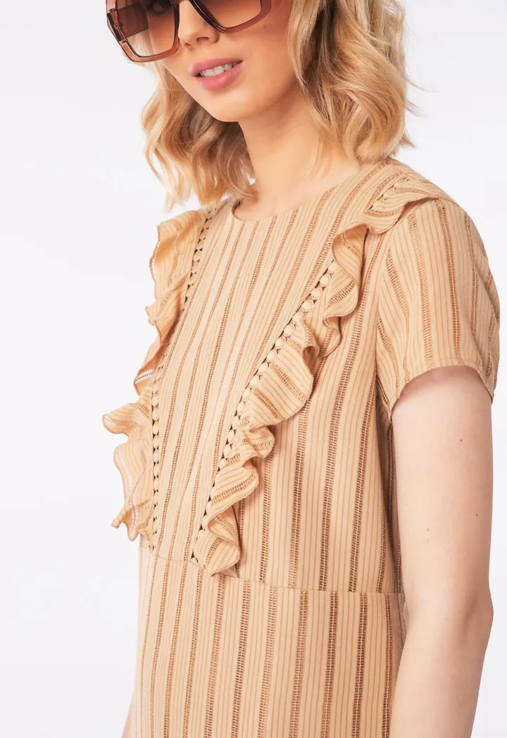 Modern Bolt Ruffle Blouse