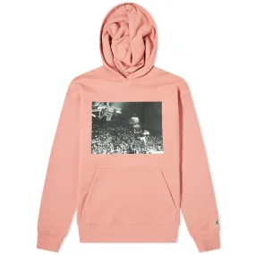 Rust Pink Air Jordan x Union Fleece Pullover Image Hoodie