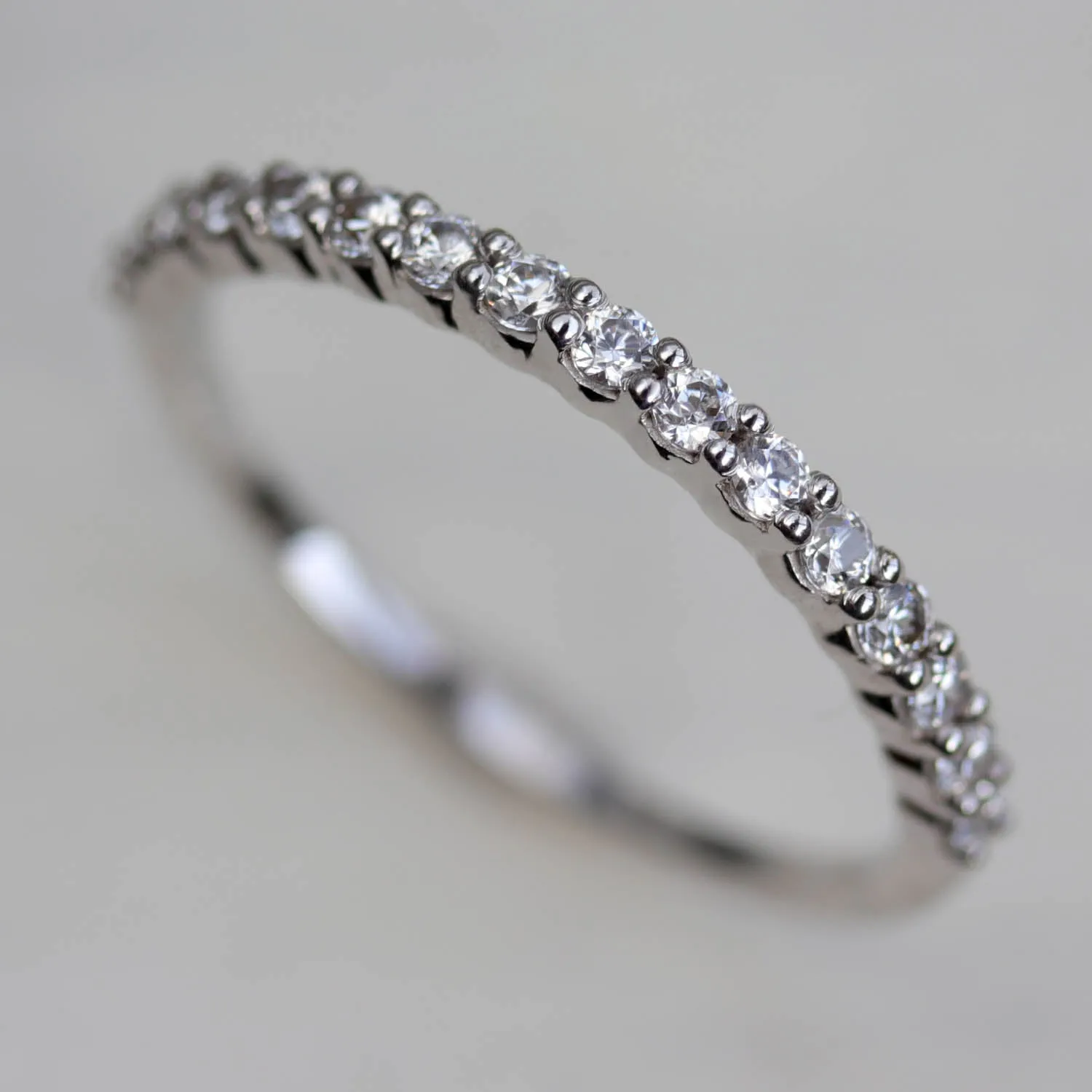 Half Eternity Band with Scalloped Design