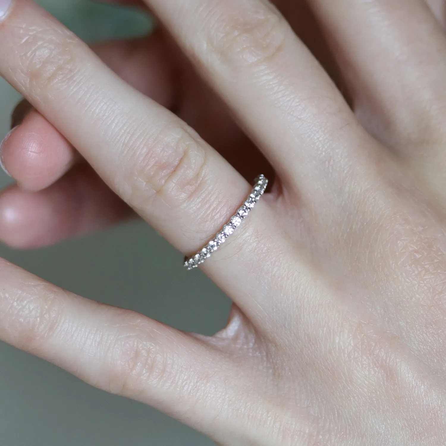 Half Eternity Band with Scalloped Design