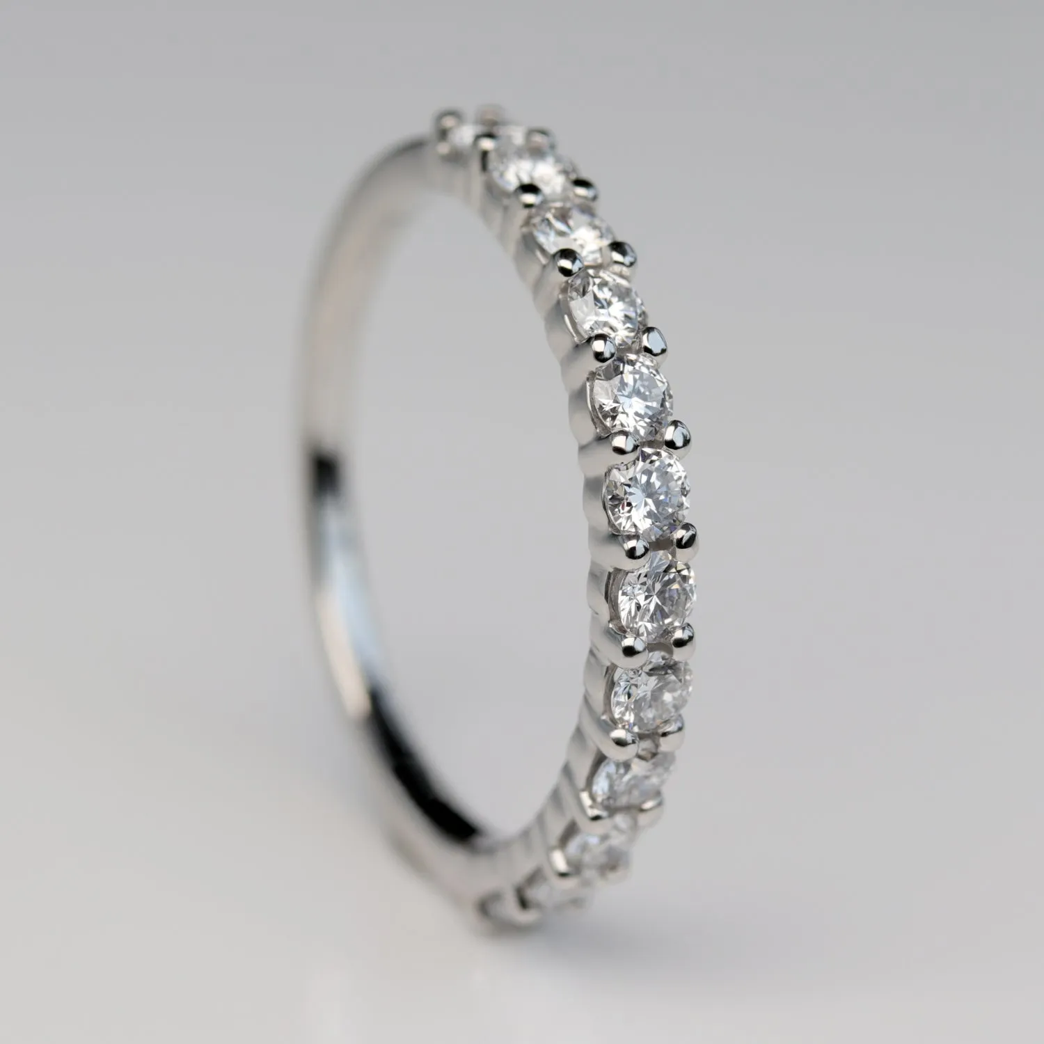 Half Eternity Band with Scalloped Design