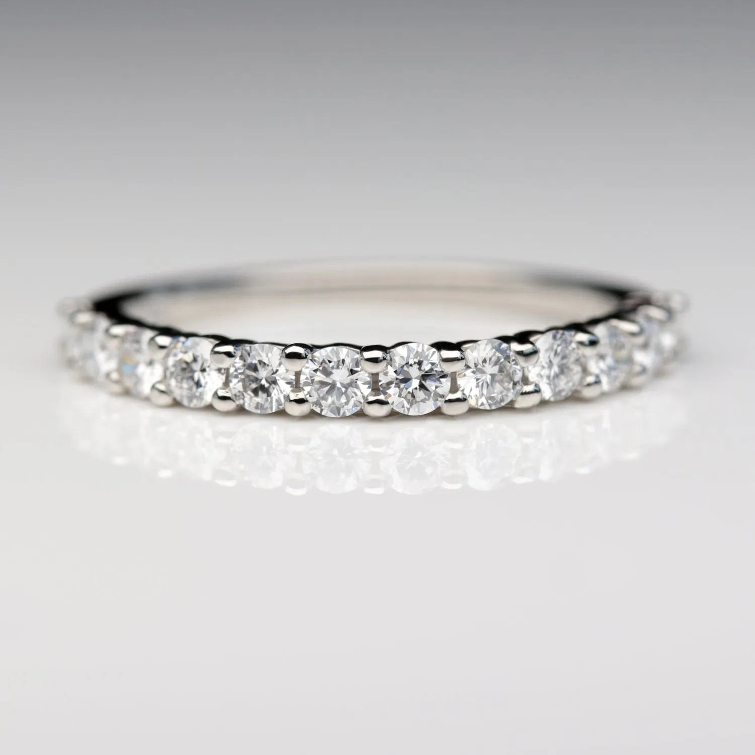 Half Eternity Band with Scalloped Design