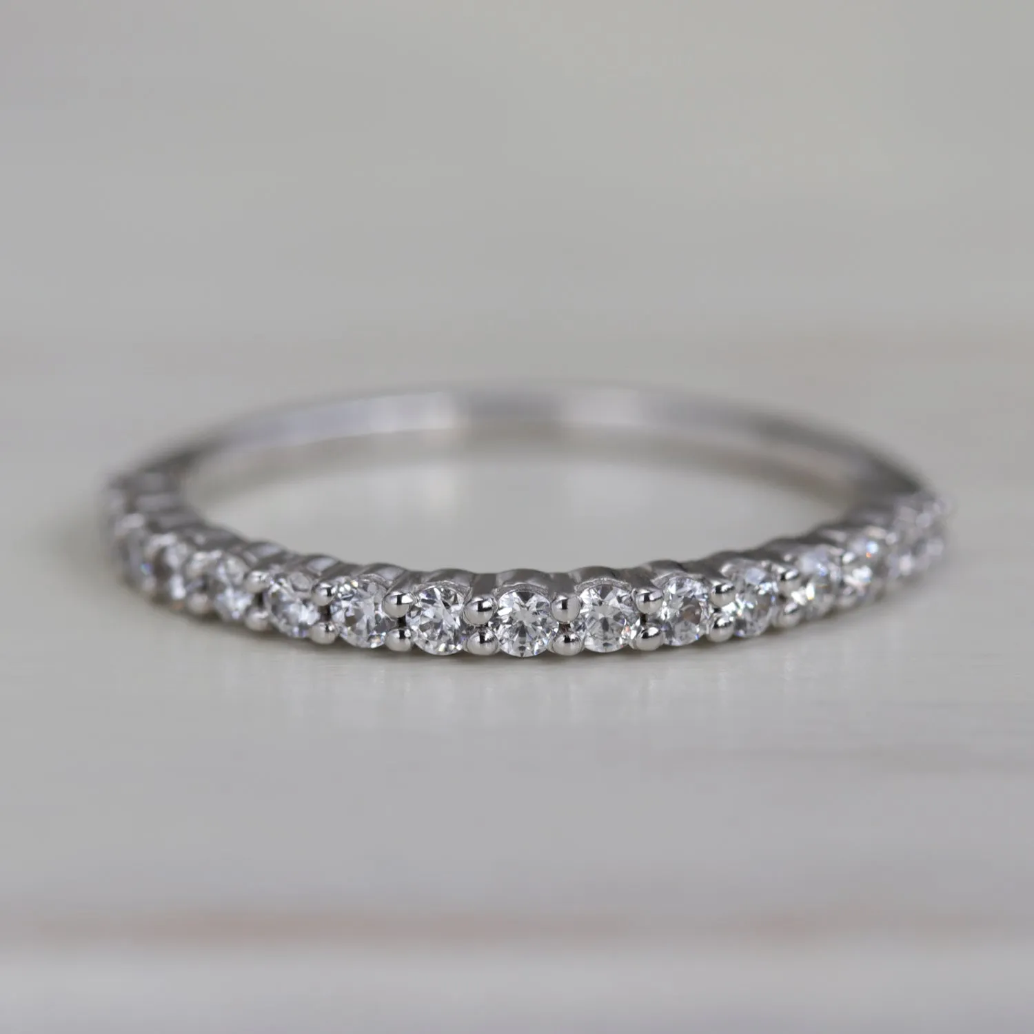 Half Eternity Band with Scalloped Design