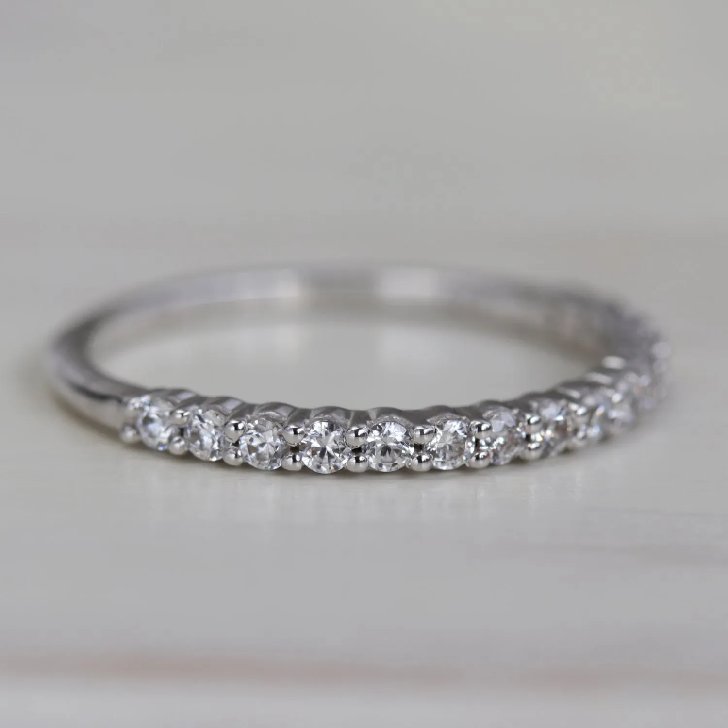 Half Eternity Band with Scalloped Design