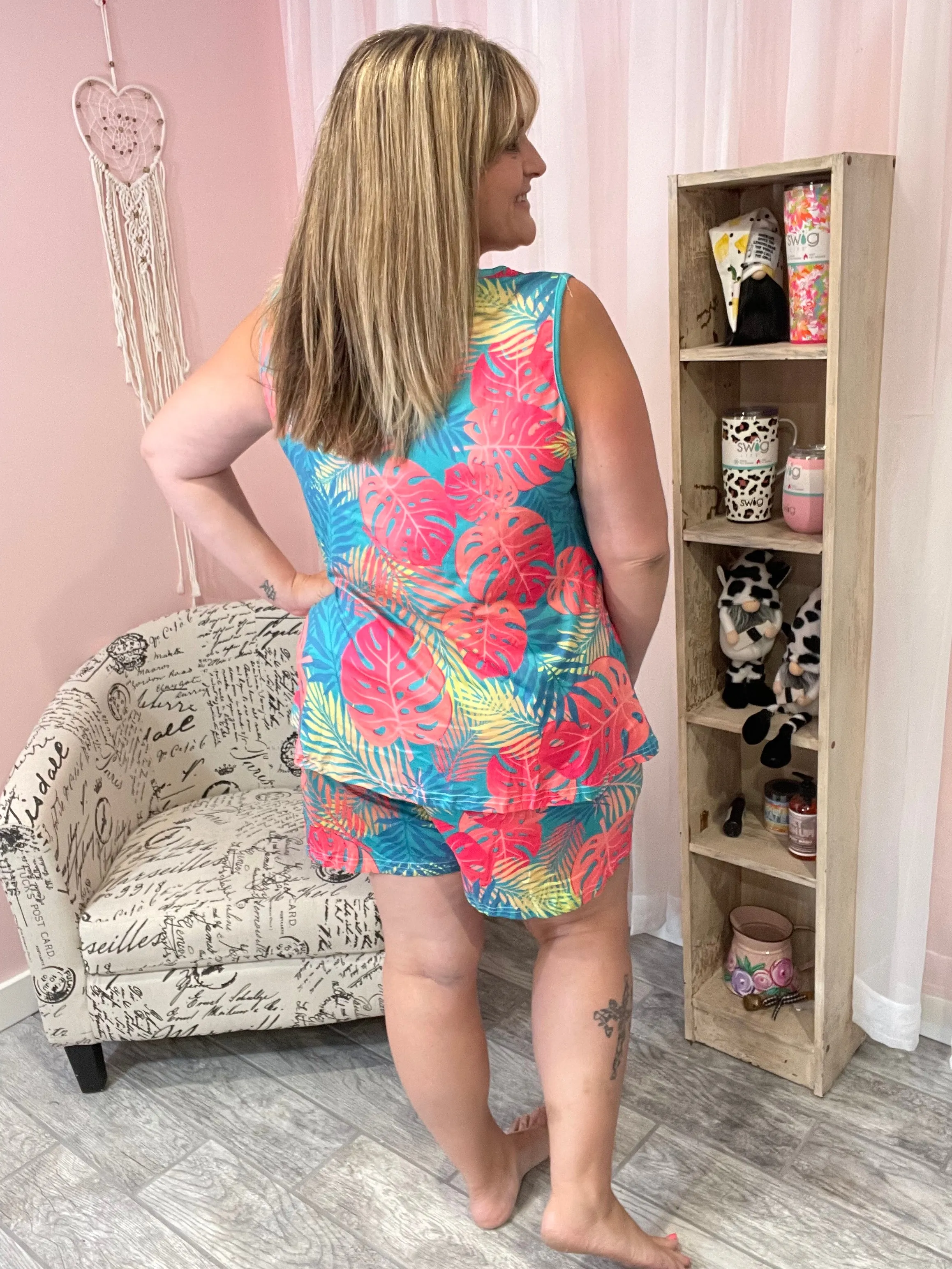 Sleeveless Pajama Sets with New Prints