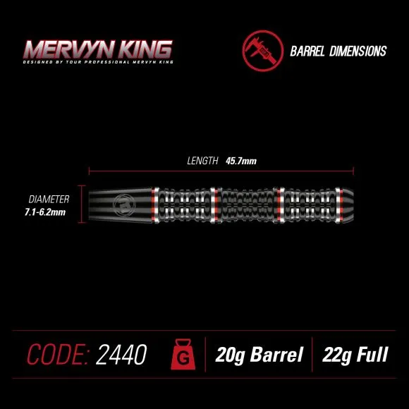 Mervyn King Soft Tip Darts - Special Edition