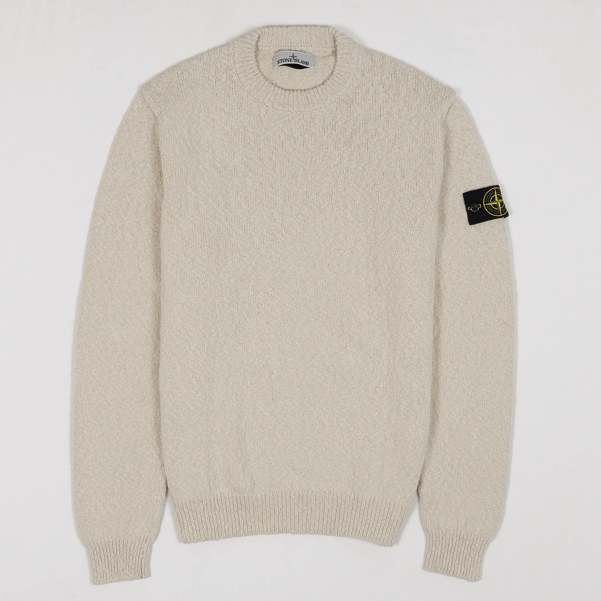 Stone Island Cotton Linen Knitted Pullover