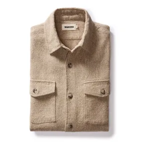 The Point Shirt Heather Oat Linen Tweed