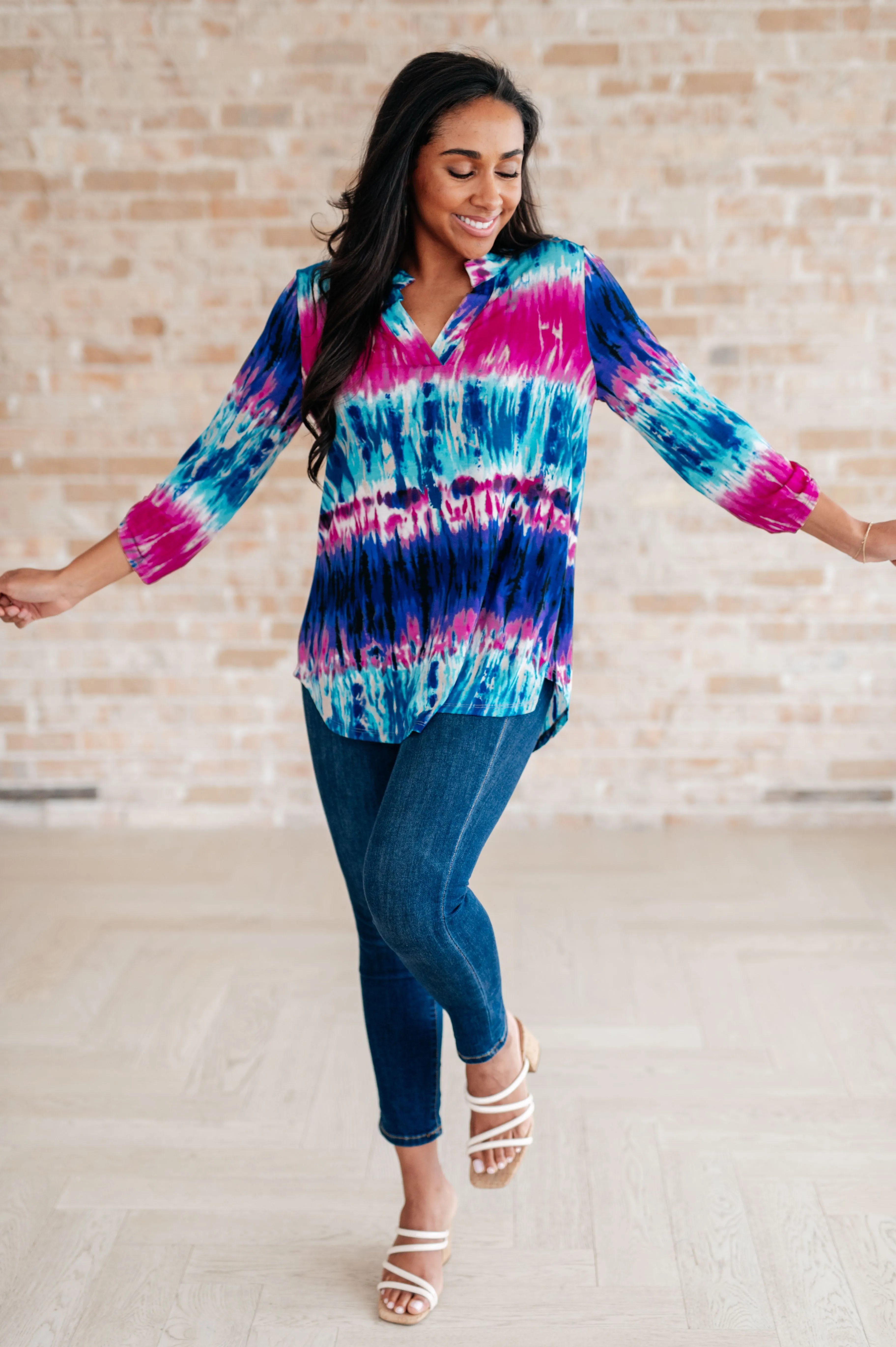 Tie Dye Little Lovely Blouse