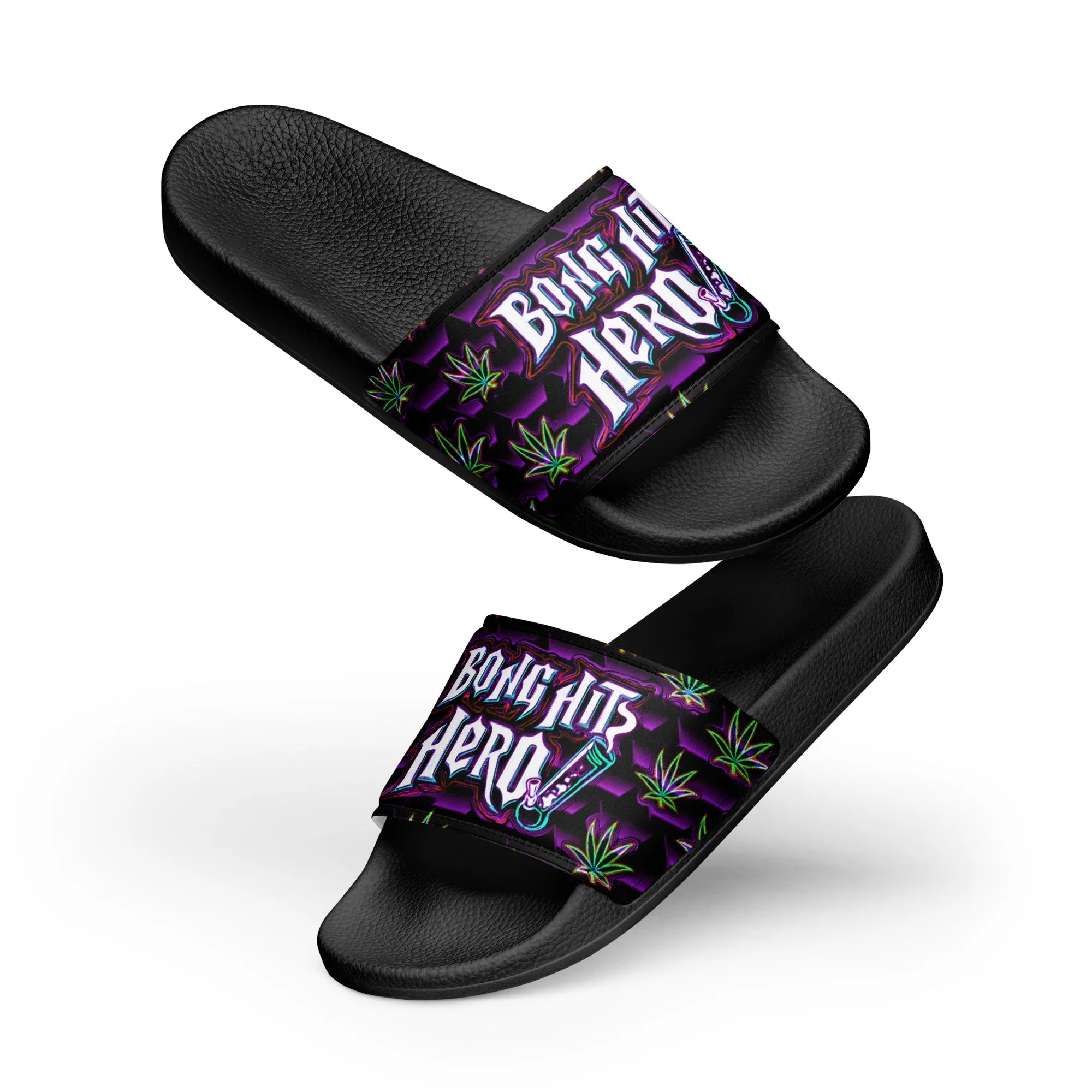 Men's Slide Sandals Bong Hit Hero