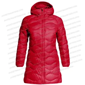 The Christmas Promise Torrey Devitto Puffer Red Coat