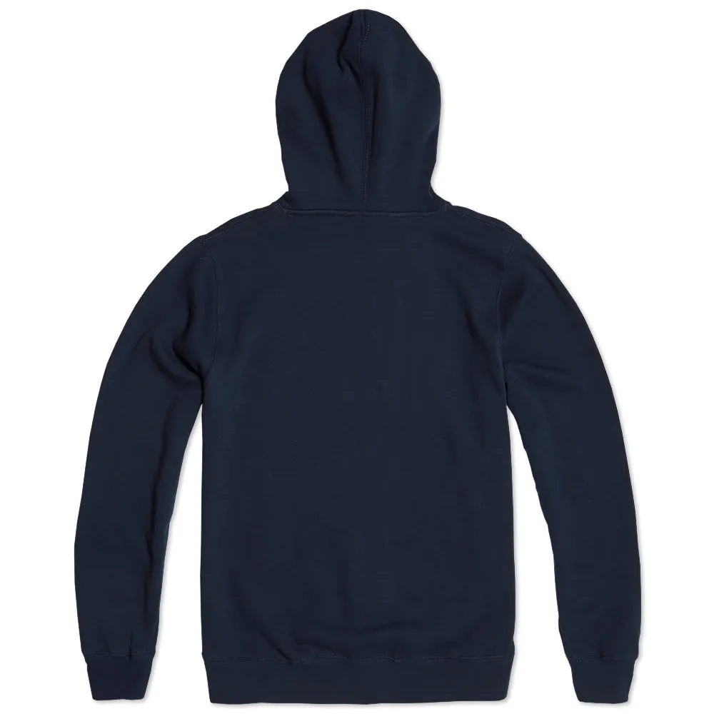 Undefeated Stencil Basic Pullover Hoody in Navy