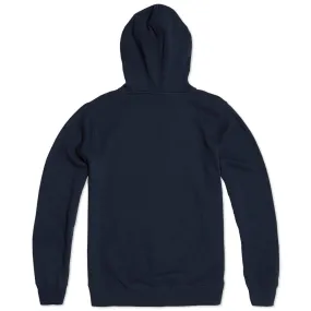 Undefeated Stencil Basic Pullover Hoody in Navy