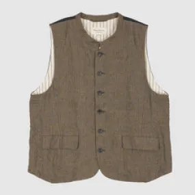 Vlas Blomme Ladies Relaxed Fitted Tweed Blend Vest