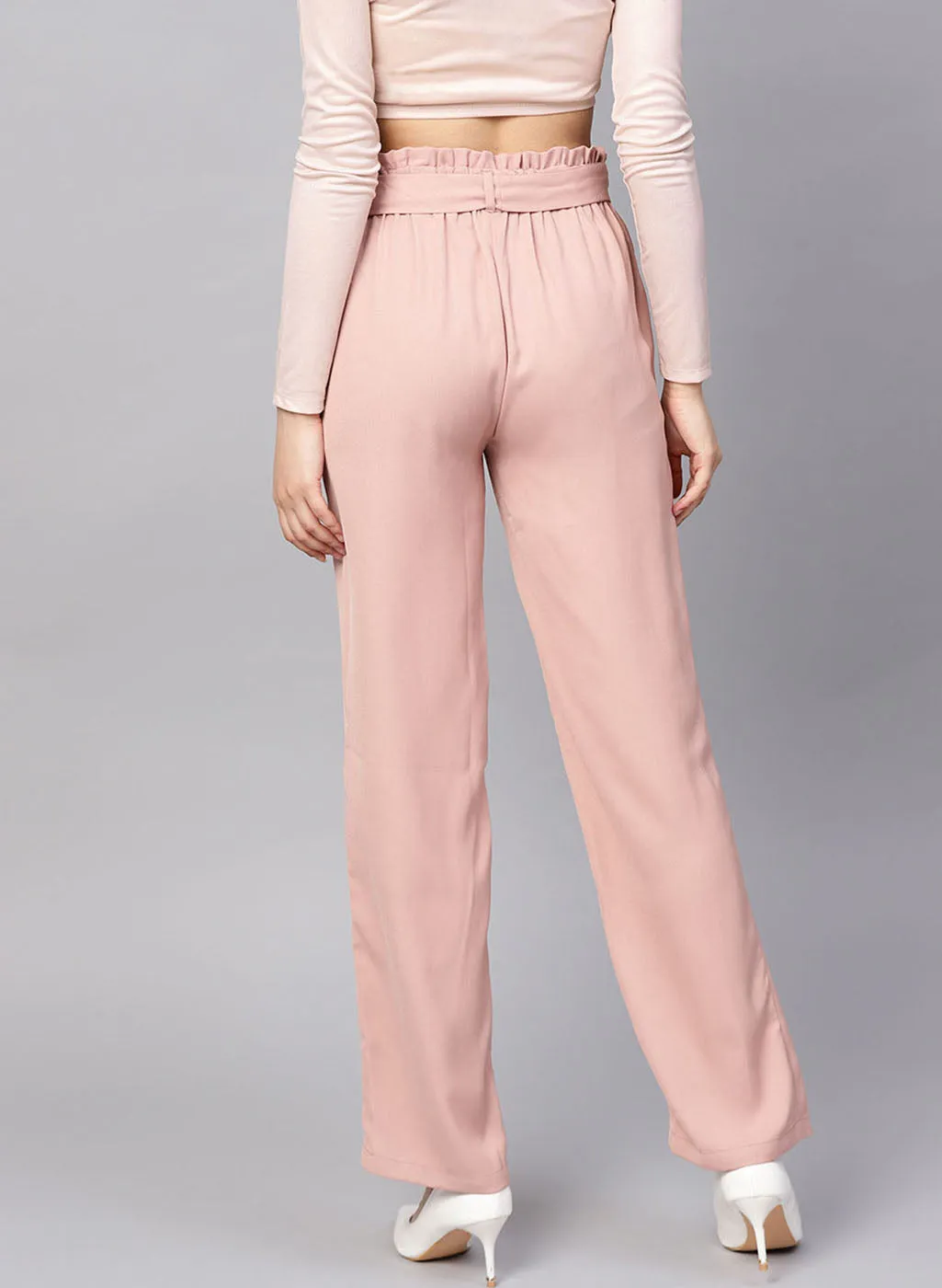 Waist Tie-Up Trousers