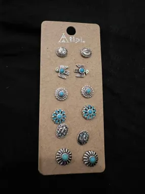 Western Earring-6 pack