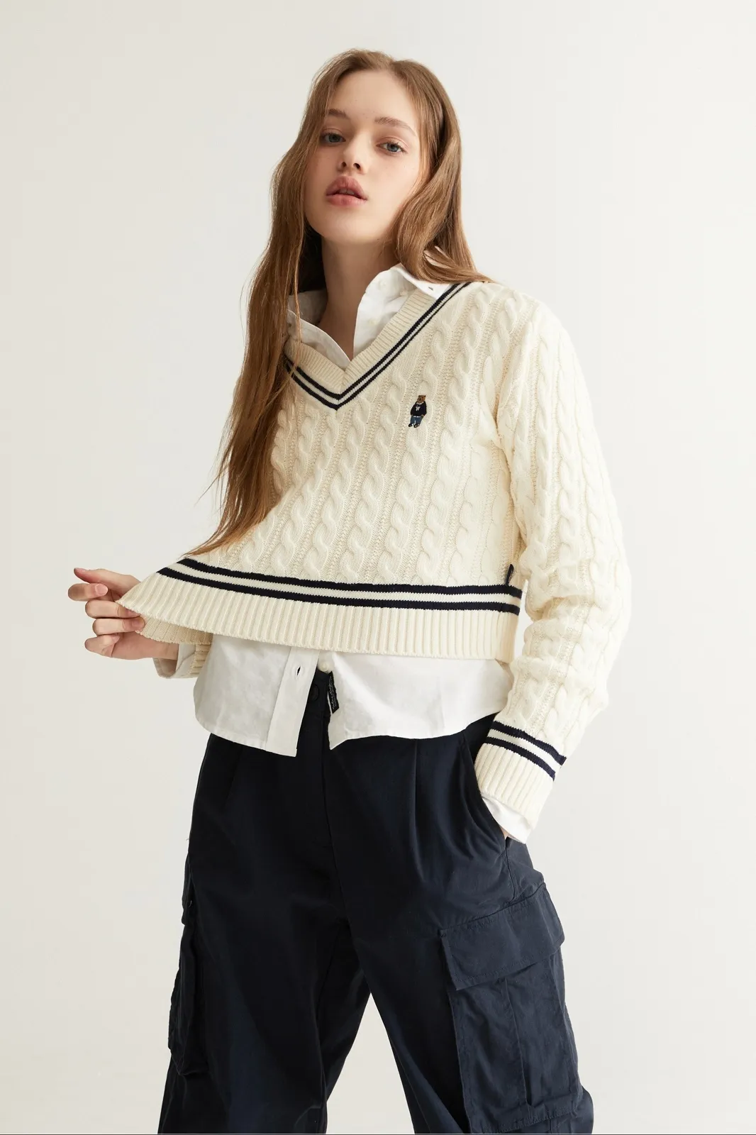 Cropped Pullover WHO.A.U Steve Tilden 3Colors WHKAD1231F