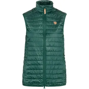 Women's Abisko Padded Vest in Arctic Green - Large