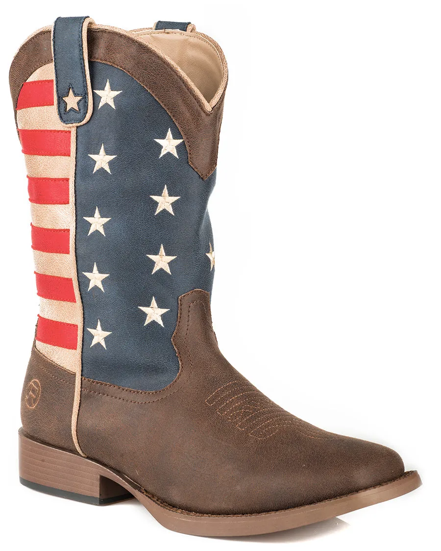 Women's American Patriot Cowboy Boots