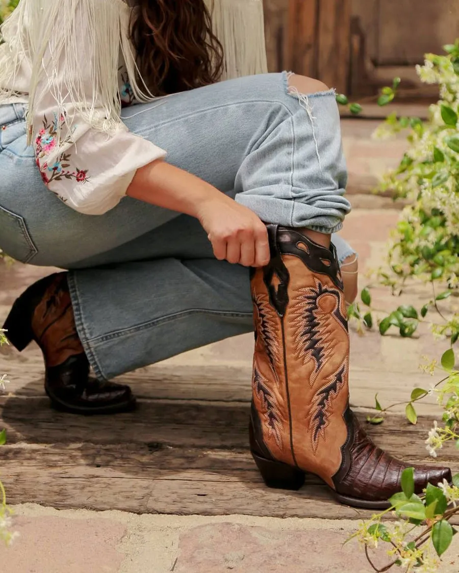 Trendy Embroidered Boots