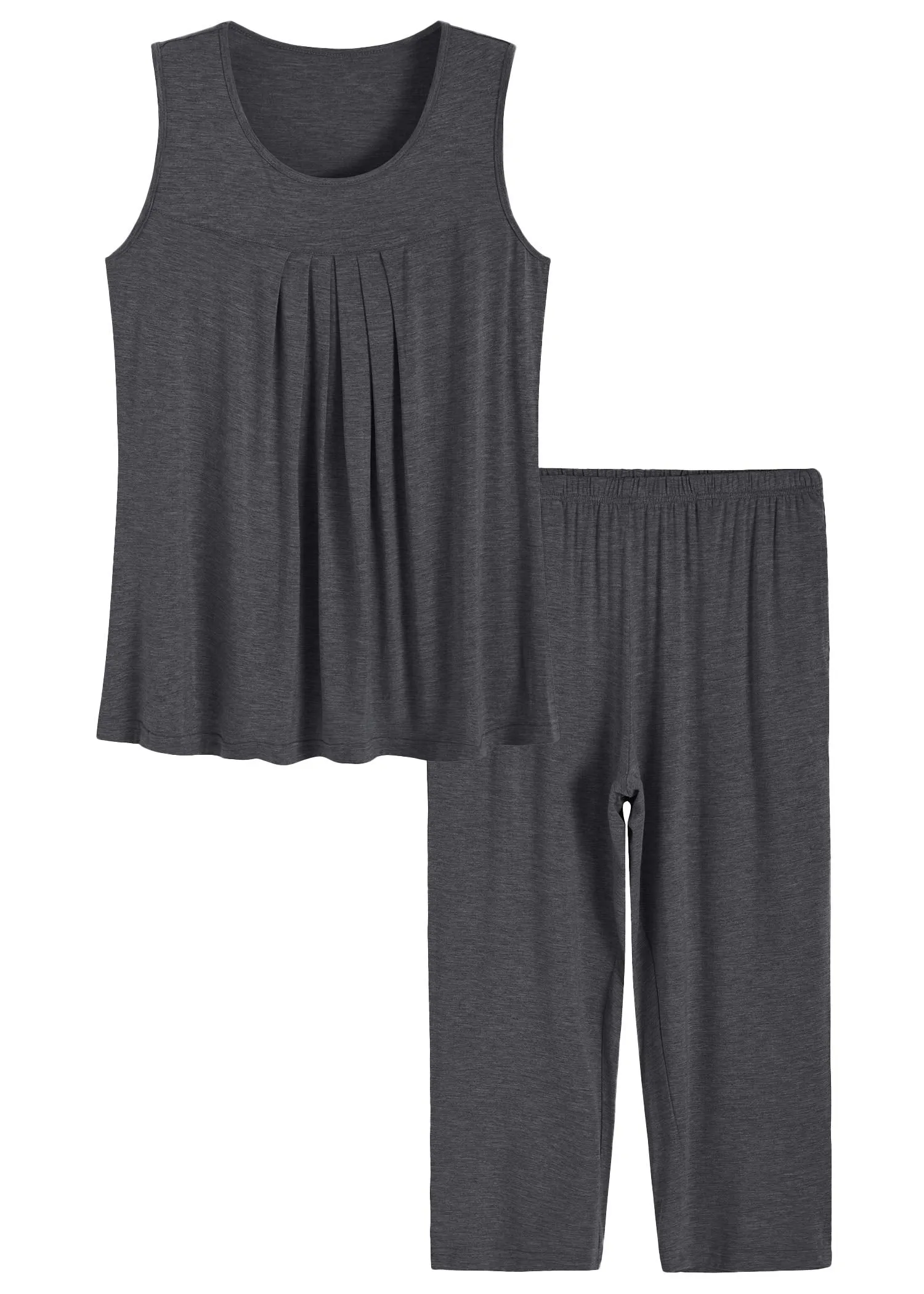 Women's Bamboo Capri Pajama Sets