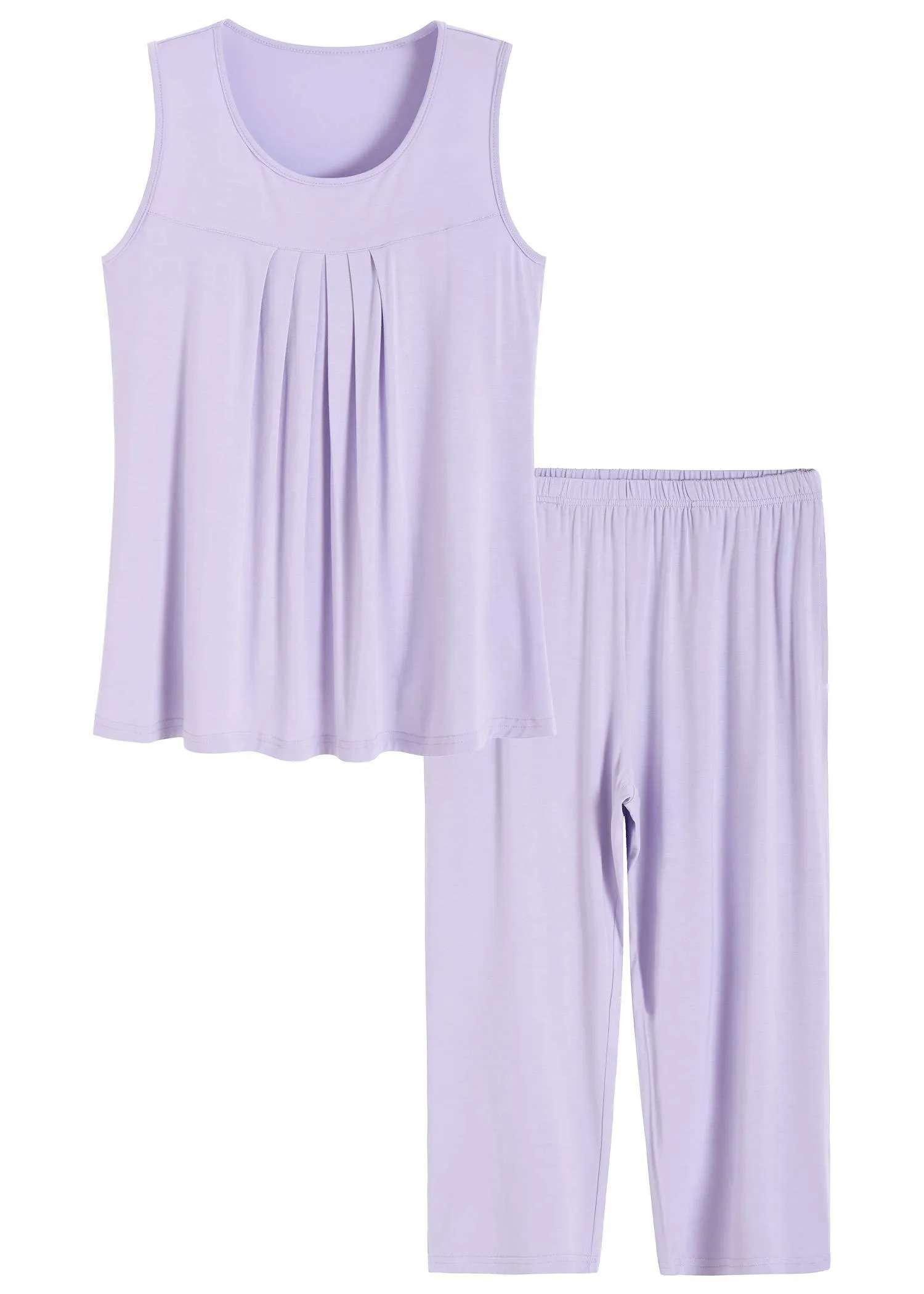 Women's Bamboo Capri Pajama Sets