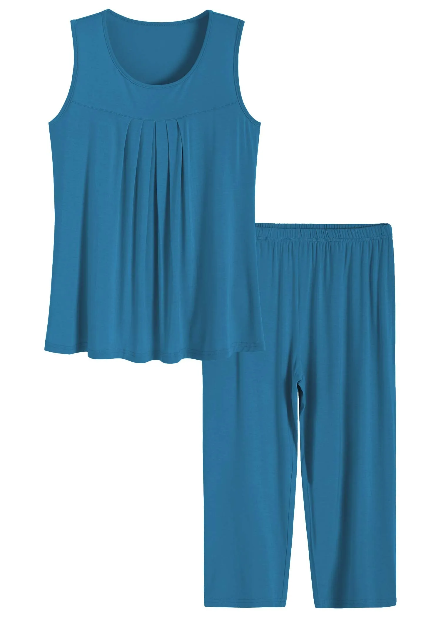 Women's Bamboo Capri Pajama Sets