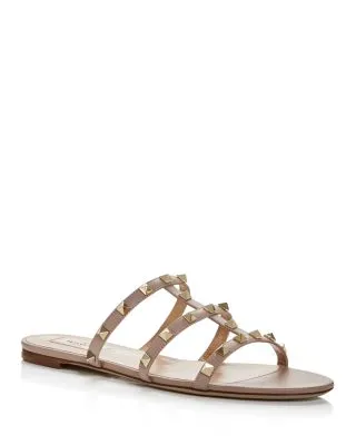 Women's Rockstud Slide Sandals