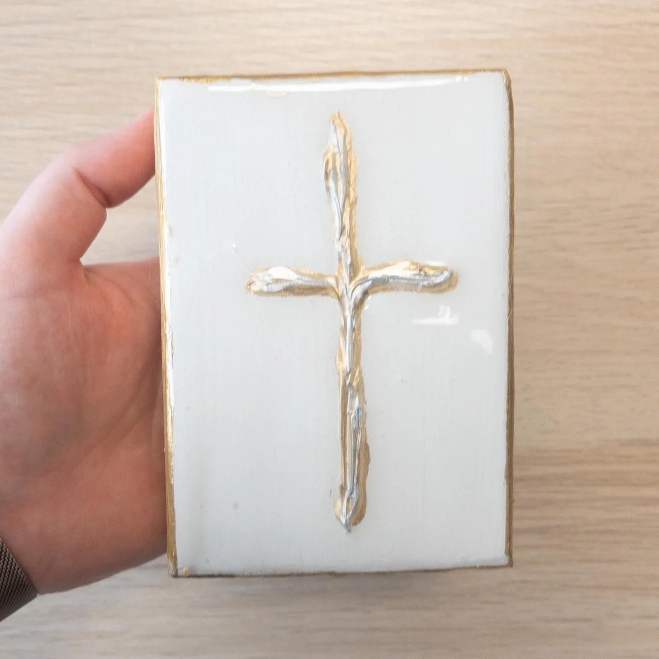 Wooden Block Cross