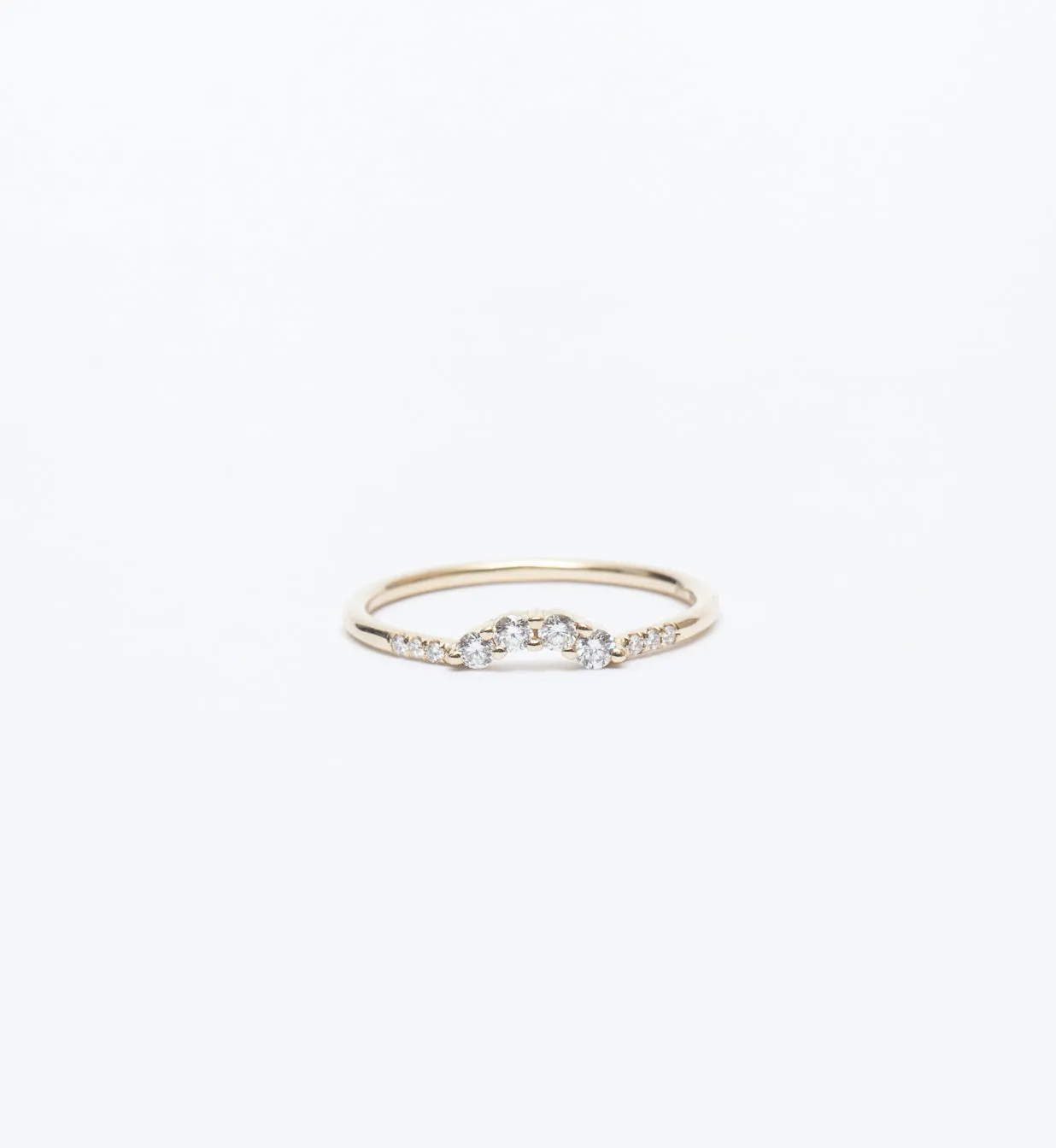 Classic Diamond Arch Ring