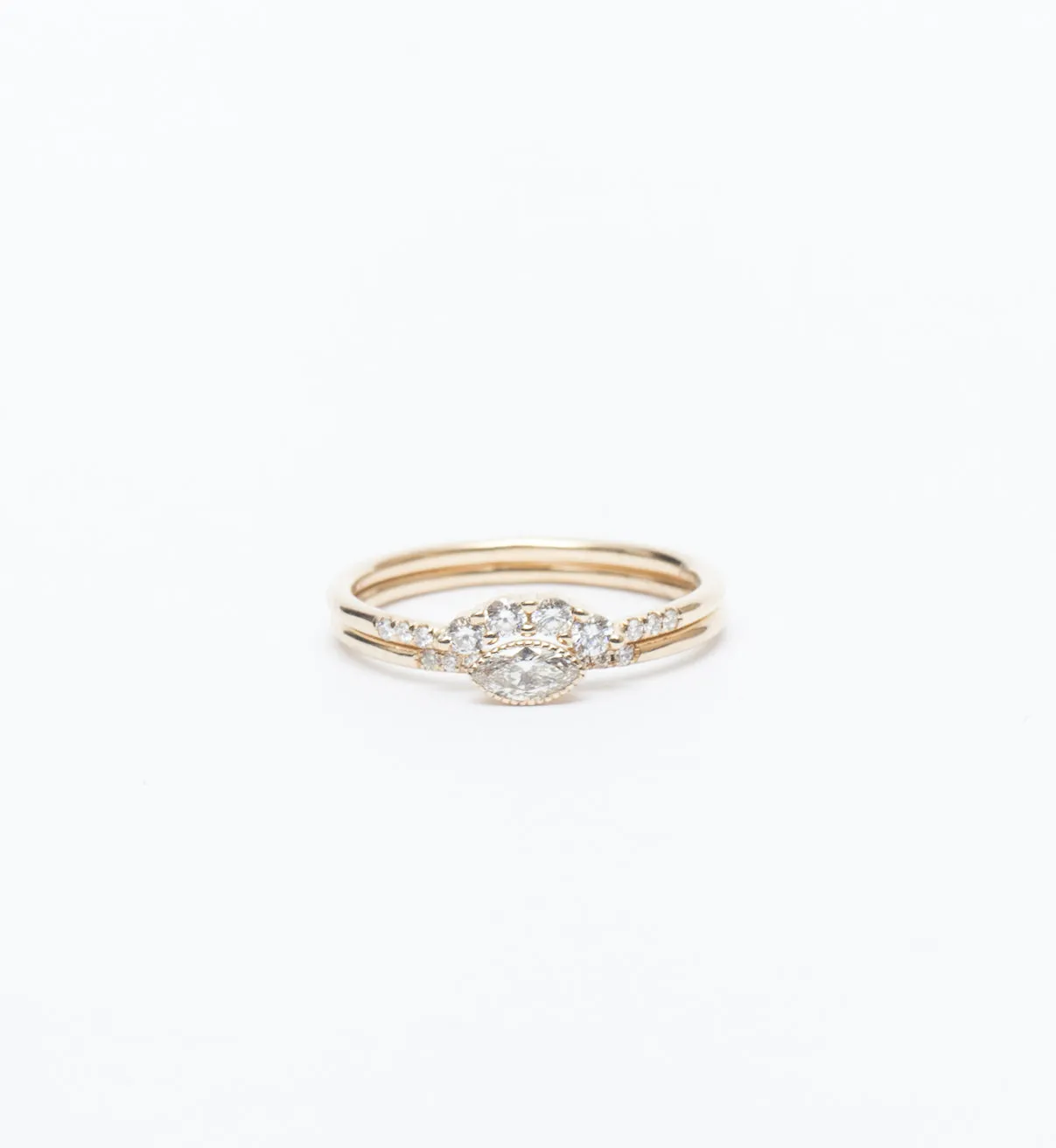 Classic Diamond Arch Ring